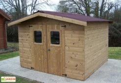 Abri De Jardin En Bois D’épicéa Traité Thiers – 8,97 M²