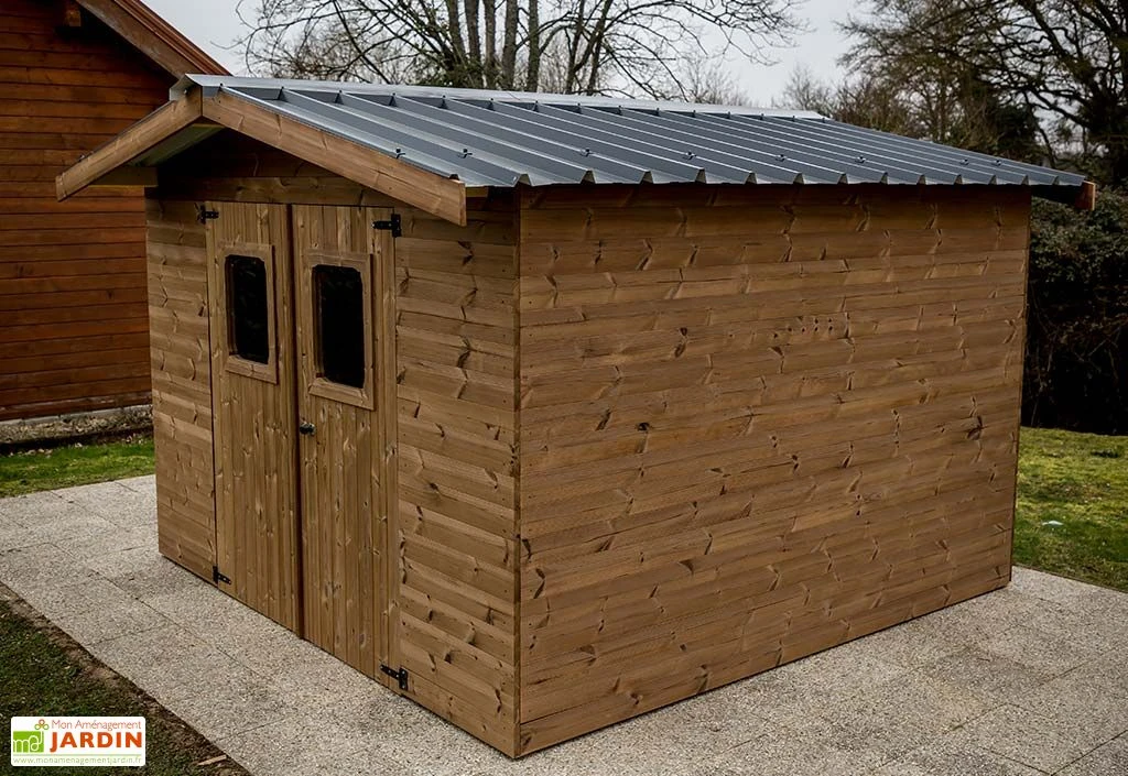 Abri De Jardin En Bois D’épicéa Traité Toit Bac Acier Thiers – 5,05 M² 1 Abri De Jardin En Bois D’épicéa Traité Toit Bac Acier Thiers – 5,05 M²