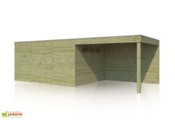 Abri De Jardin En Bois Traité Autoclave Avec Auvent 8 Abri De Jardin En Bois Traité Autoclave Avec Auvent -Abriet Mobilier Soldes Boutique abri jardin bois traitement