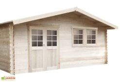 Solid Abri De Jardin Bois Vernier 28mm (538x538cm) Traité En Option