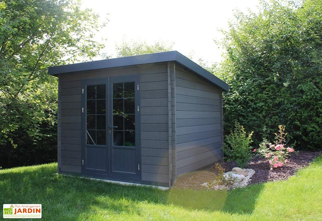 Abri De Jardin Composite Toit Plat – Actual 3 X 3 M 2 Abri De Jardin Composite Toit Plat – Actual 3 X 3 M – Image 2