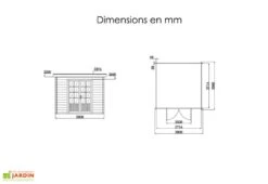 Abri De Jardin Composite Toit Plat – Actual 3 X 3 M 9 Abri De Jardin Composite Toit Plat – Actual 3 X 3 M -Abriet Mobilier Soldes Boutique abri jardin composite actual 3x3m 4 1