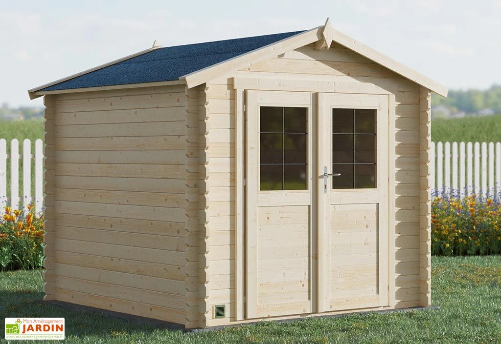 Abri De Jardin En Bois D’épicéa Brut Juno – 5,9 M² 1 Abri De Jardin En Bois D’épicéa Brut Juno – 5,9 M²