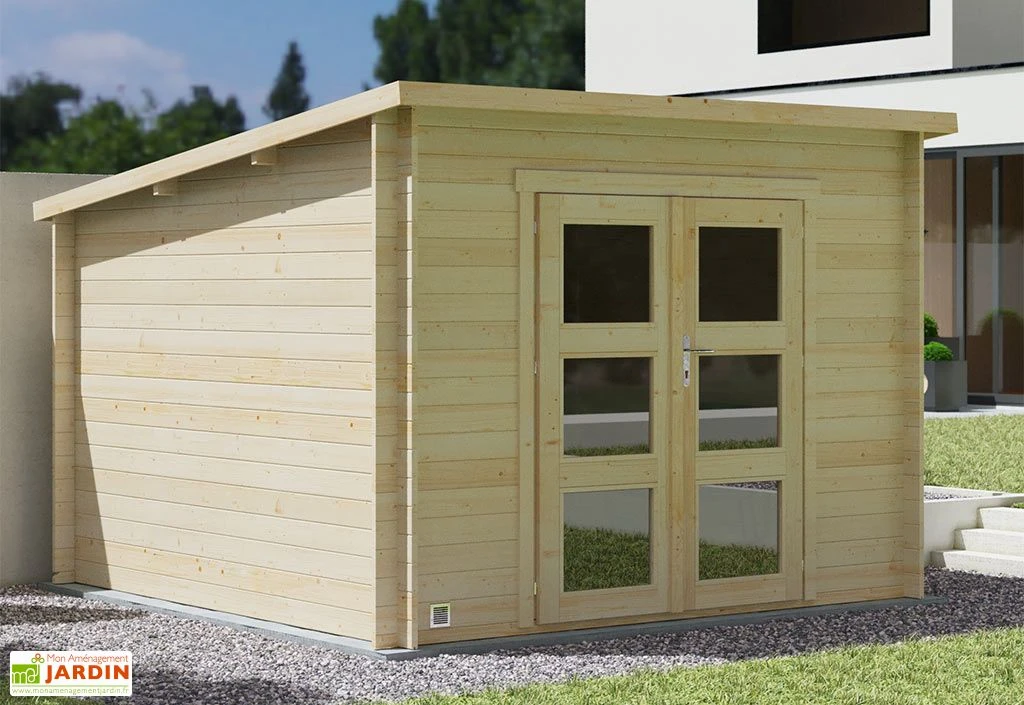 Abri De Jardin En épicéa De 8,9 M² Ep. 28 Mm - Juno 1 Abri De Jardin En épicéa De 8,9 M² Ep. 28 Mm - Juno