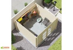 Abri De Jardin En épicéa De 8,9 M² Ep. 28 Mm - Juno 6 Abri De Jardin En épicéa De 8,9 M² Ep. 28 Mm - Juno -Abriet Mobilier Soldes Boutique abri jardin forest style daintre e 3