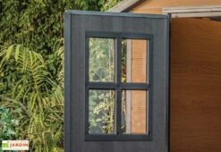 Abri De Jardin Keter En Résine Aspect Bois 6,5 M² Woodium 759 -Abriet Mobilier Soldes Boutique abri jardin keter resine imitation bois 20mm 6m2 plancher inclus
