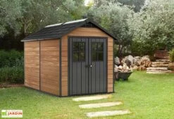 Abri De Jardin Keter En Résine Aspect Bois 6,5 M² Woodium 759