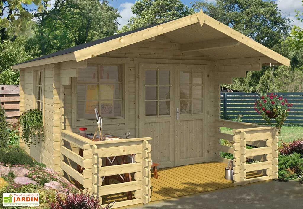Abri De Jardin En Bois D’épicéa 13,2 M² – Lola 2 1 Abri De Jardin En Bois D’épicéa 13,2 M² – Lola 2