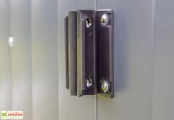 Abri De Jardin En Métal Gris Spacemaker Acier Galvanisé – 3 M² -Abriet Mobilier Soldes Boutique abri jardin metal acier galvanise spacemaker 65 6