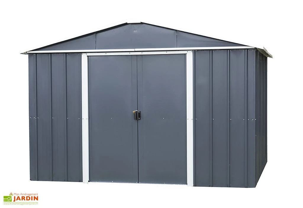 Abri De Jardin Acier Galvanisé Anthracite 217 X 202 Cm 4,38 M² 1 Abri De Jardin Acier Galvanisé Anthracite 217 X 202 Cm 4,38 M²