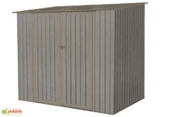 Abri De Jardin En Métal Monopente Look Bois Vieilli 3,17 M² 8 Abri De Jardin En Métal Monopente Look Bois Vieilli 3,17 M² -Abriet Mobilier Soldes Boutique abri jardin metal aspect bois vieilli puit lumiere 149x213cm 1