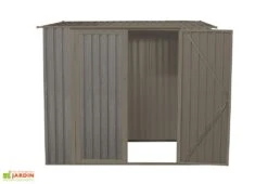 Abri De Jardin En Métal Monopente Look Bois Vieilli 3,17 M² 7 Abri De Jardin En Métal Monopente Look Bois Vieilli 3,17 M² -Abriet Mobilier Soldes Boutique abri jardin metal aspect bois vieilli puit lumiere 149x213cm 2