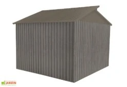 Abri De Jardin En Métal Look Bois Vieilli + Puit De Lumière 7,25 M² 7 Abri De Jardin En Métal Look Bois Vieilli + Puit De Lumière 7,25 M² -Abriet Mobilier Soldes Boutique abri jardin metal aspect bois vieilli puit lumiere 257x285cm 2