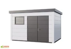 Abri De Jardin En Métal Eleganto Plus – 11,6 M² -Abriet Mobilier Soldes Boutique abri jardin metal eleganto plus blanc