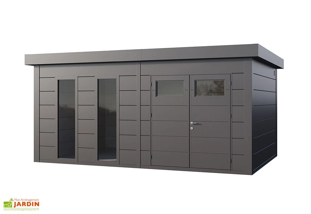 Abri De Jardin En Métal Avec Parois Vitrées Eleganto Plus – 19,3 M² 1 Abri De Jardin En Métal Avec Parois Vitrées Eleganto Plus – 19,3 M²