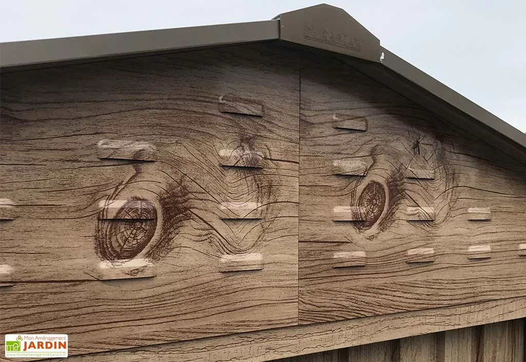 Abri De Jardin En Métal Duramax Woodgrain Imitation Bois 8 M² 5 Abri De Jardin En Métal Duramax Woodgrain Imitation Bois 8 M² – Image 5