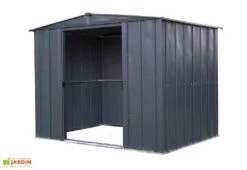 Abri De Jardin En Métal Gris Spacemaker Acier Galvanisé – 4,5 M²