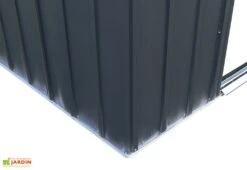 Abri De Jardin En Métal Gris Spacemaker Acier Galvanisé – 7 M² -Abriet Mobilier Soldes Boutique abri jardin metal spacemaker gris acier galvanise 300cm 4