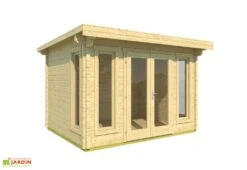 Abri De Jardin Moderne En Bois D’épicéa Brut Alex – 11,31 M²