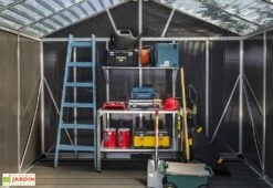 Abri De Jardin En Polycarbonate Et Aluminium Yukon 7 M² -Abriet Mobilier Soldes Boutique abri jardin polycarbonate aluminium yukon 7 m 2
