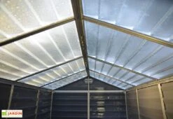 Abri De Jardin Skylight 2,8 M² Gris/Noir | Palram - Canopia 10 Abri De Jardin Skylight 2,8 M² Gris/Noir | Palram - Canopia -Abriet Mobilier Soldes Boutique abri jardin polycarbonate palram skylight deco gris 2 2