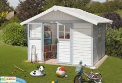 Grosfillex Abri De Jardin PVC Deco 7,5 -Abriet Mobilier Soldes Boutique abri jardin pvc deco75 bleu