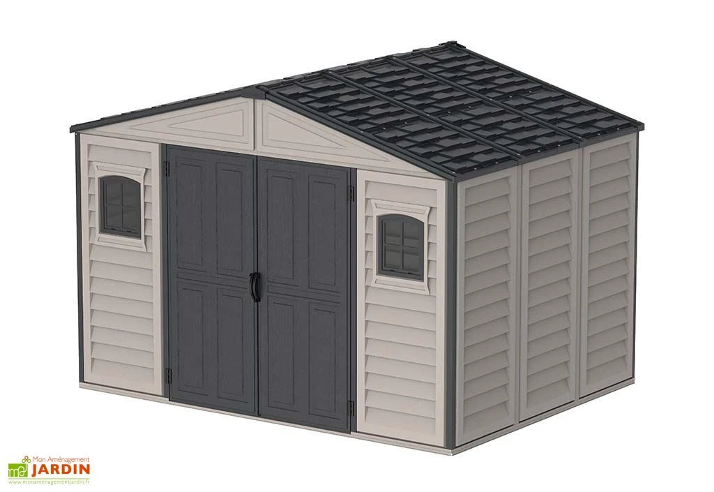 Abri De Jardin En PVC Duramax 8,05 M² Gris 2 Abri De Jardin En PVC Duramax 8,05 M² Gris – Image 2