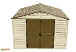Abri De Jardin En PVC Duramax Beige 10 M² – Woodstyle Premium 10 X 10 -Abriet Mobilier Soldes Boutique abri jardin pvc duramax woodstyle premium 10x10 10m2 5
