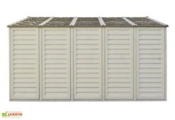 Abri De Jardin En PVC Duramax Beige 13 M² – Woodstyle Premium 10 X 13 -Abriet Mobilier Soldes Boutique abri jardin pvc duramax woodstyle premium 10x13 13m2 6