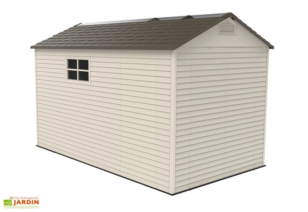 Abri De Jardin En PVC Et Acier Inoxydable Lifetime Landmark 8 M² 4 Abri De Jardin En PVC Et Acier Inoxydable Lifetime Landmark 8 M² – Image 4