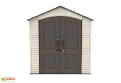 Abri De Jardin En PVC Et Acier Inoxydable Lifetime Landmark 8 M² 8 Abri De Jardin En PVC Et Acier Inoxydable Lifetime Landmark 8 M² -Abriet Mobilier Soldes Boutique abri jardin pvc lifetime landmark 8m2 1