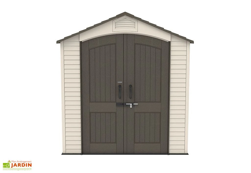 Abri De Jardin En PVC Et Acier Inoxydable Lifetime Landmark 8 M² 3 Abri De Jardin En PVC Et Acier Inoxydable Lifetime Landmark 8 M² – Image 3