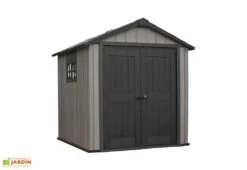 Keter Abri De Jardin PVC Brossium 757 (229x223) 9 Keter Abri De Jardin PVC Brossium 757 (229x223) -Abriet Mobilier Soldes Boutique abri jardin resine gris brossium 2