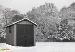 Keter Abri De Jardin PVC Brossium 759 (229x287) -Abriet Mobilier Soldes Boutique abri jardin resine gris brossium 759 4