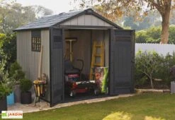 Keter Abri De Jardin PVC Brossium 759 (229x287) -Abriet Mobilier Soldes Boutique abri jardin resine gris brossium 759 7