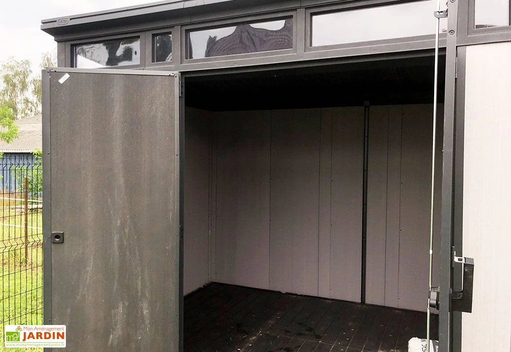 Keter Abri De Jardin En Résine Avec Toit Monopente Brossium 117 - 7,4 M² 4 Keter Abri De Jardin En Résine Avec Toit Monopente Brossium 117 - 7,4 M² – Image 4
