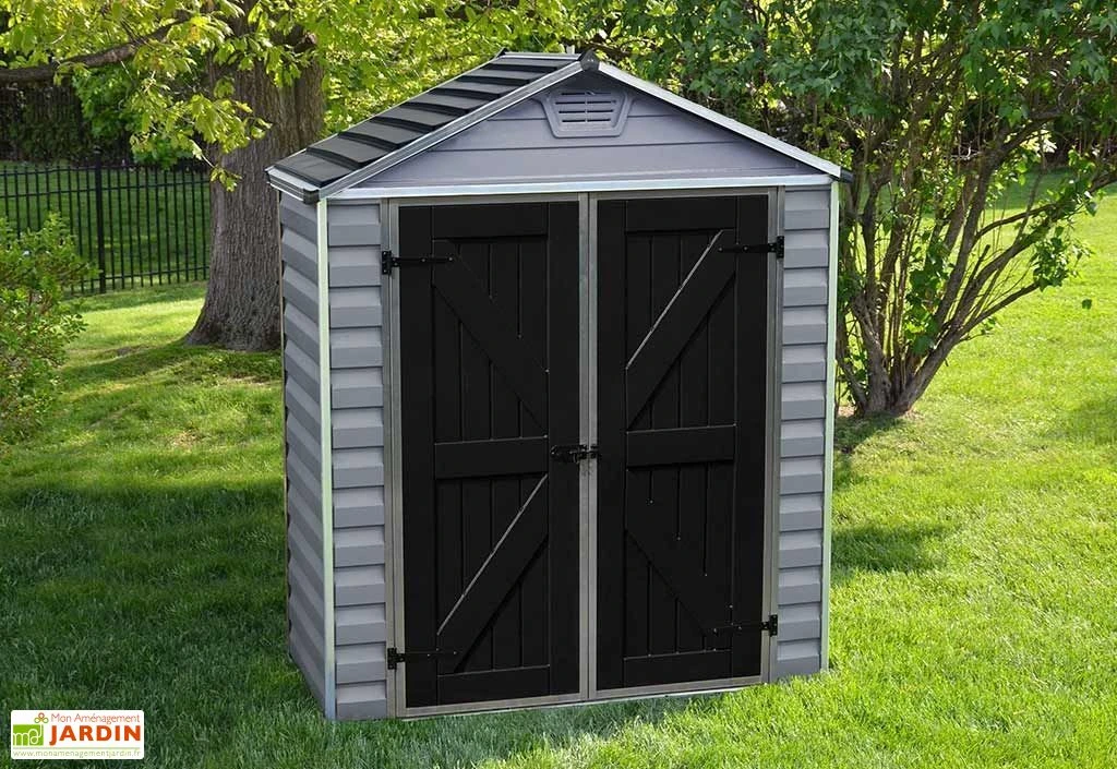 Abri De Jardin Skylight 1,7 M² Gris/Noir | Palram - Canopia 2 Abri De Jardin Skylight 1,7 M² Gris/Noir | Palram - Canopia – Image 2