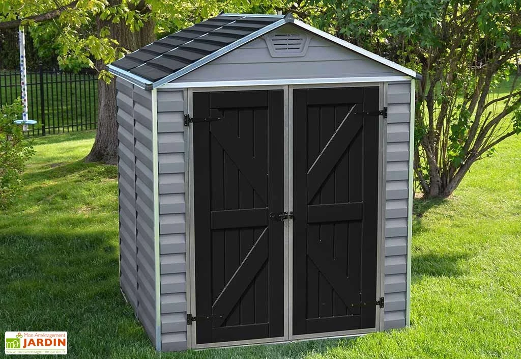 Abri De Jardin Skylight 2,8 M² Gris/Noir | Palram - Canopia 2 Abri De Jardin Skylight 2,8 M² Gris/Noir | Palram - Canopia – Image 2