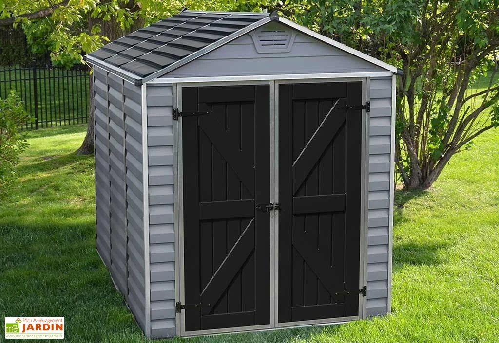 Abri De Jardin Skylight 4,2 M² Gris/Noir | Palram - Canopia 2 Abri De Jardin Skylight 4,2 M² Gris/Noir | Palram - Canopia – Image 2