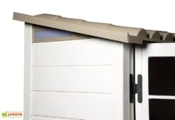 Abri De Jardin Mural En PVC Evo 100 Beige (82x122cm) -Abriet Mobilier Soldes Boutique abri jardin resine pvc evo100 garofalo