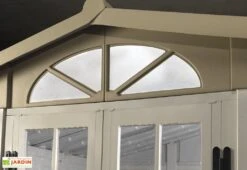 Abri De Jardin En PVC Evo 280 Beige (242x282cm) 8 Abri De Jardin En PVC Evo 280 Beige (242x282cm) -Abriet Mobilier Soldes Boutique abri jardin resine pvc evo280 garofalo 1