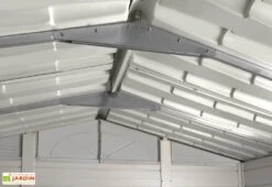 Abri De Jardin En PVC Evo 280 Beige (242x282cm) 9 Abri De Jardin En PVC Evo 280 Beige (242x282cm) -Abriet Mobilier Soldes Boutique abri jardin resine pvc evo280 garofalo 2