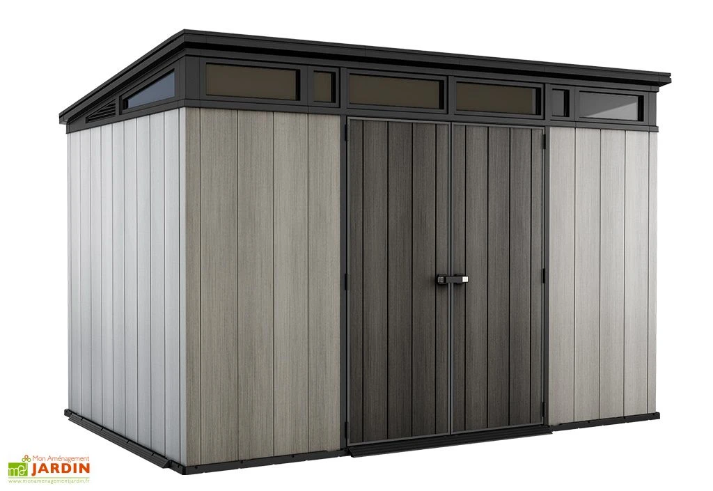 Keter Abri De Jardin En Résine Avec Toit Monopente Brossium 117 - 7,4 M² 1 Keter Abri De Jardin En Résine Avec Toit Monopente Brossium 117 - 7,4 M²