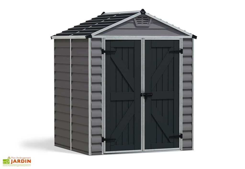 Abri De Jardin Skylight 2,8 M² Gris/Noir | Palram - Canopia 1 Abri De Jardin Skylight 2,8 M² Gris/Noir | Palram - Canopia