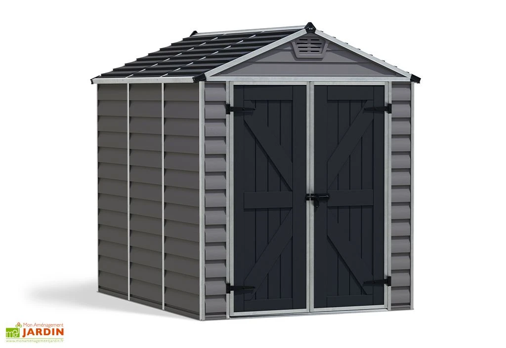 Abri De Jardin Skylight 4,2 M² Gris/Noir | Palram - Canopia 1 Abri De Jardin Skylight 4,2 M² Gris/Noir | Palram - Canopia