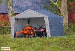 Abri De Jardin Souple En Acier Et Polyéthylène 14 M² -Abriet Mobilier Soldes Boutique abri jardin souple acier enduit bache polyethylene 14m2 1