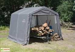 Abri De Jardin Souple En Acier Et Polyéthylène 9 M² 8 Abri De Jardin Souple En Acier Et Polyéthylène 9 M² -Abriet Mobilier Soldes Boutique abri jardin souple acier enduit bache polyethylene 9m2 3