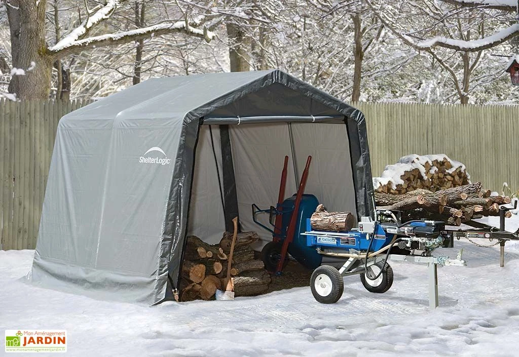 Abri De Jardin Souple En Acier Et Polyéthylène 9 M² 5 Abri De Jardin Souple En Acier Et Polyéthylène 9 M² – Image 5