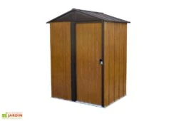 Abri De Jardin En Acier Galvanisé Imitation Bois Woodlake – 1,84 M² -Abriet Mobilier Soldes Boutique abri jardin spacemaker metal galvanise effet bois