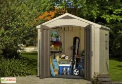 Keter Abri De Jardin Polypropylène 256,5 X 182 Cm - Sydney 86 7 Keter Abri De Jardin Polypropylène 256,5 X 182 Cm - Sydney 86 -Abriet Mobilier Soldes Boutique abri jardin sydney 86 1